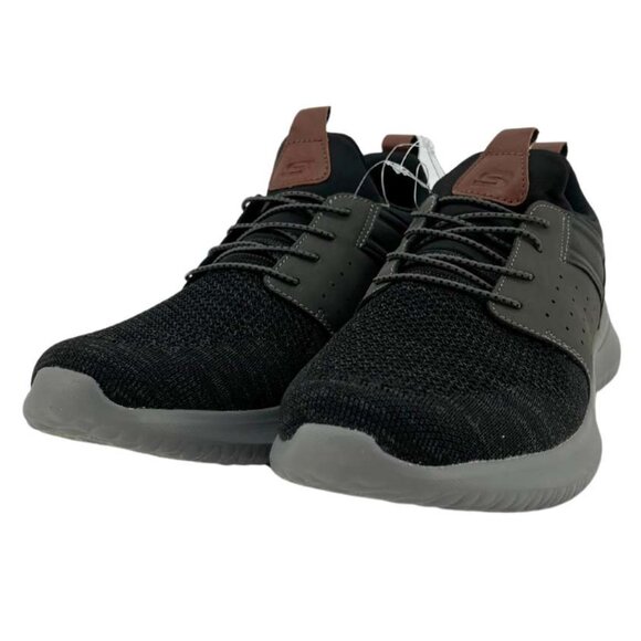 Skechers | Men's Slip On Running Shoes | Black & Grey | Various Sizes - Picture 1 of 6